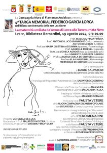 Premio Nazionale Garcia Lorca: versi e note a Lecce per la IV edizione. L'omaggio del Salento al poeta andaluso nell'anniversario della sua uccisione - Corriere Salentino