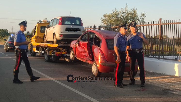 Ancora sangue sulle strade del Salento. Scontro nella notte tra due auto. Muore 51enne, grave la fidanzata - Corriere Salentino