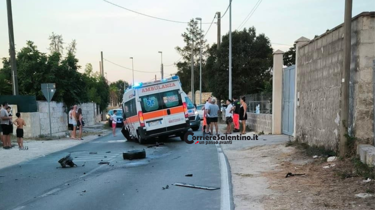 Schianto tra auto e ambulanza diretta verso un intervento: ferita soccorritrice, contusi i conducenti - Corriere Salentino