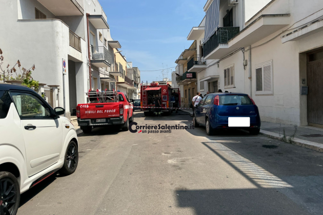 Le fiamme divampano in un appartamento a Lecce. Tempestivo l’intervento dei vigili del fuoco - Corriere Salentino