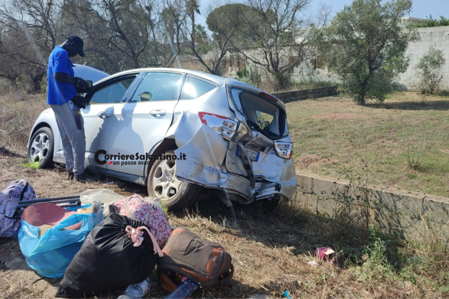Violento tamponamento sulla 274, quattro feriti: uno di loro trasportato con "codice rosso" in ospedale - Corriere Salentino