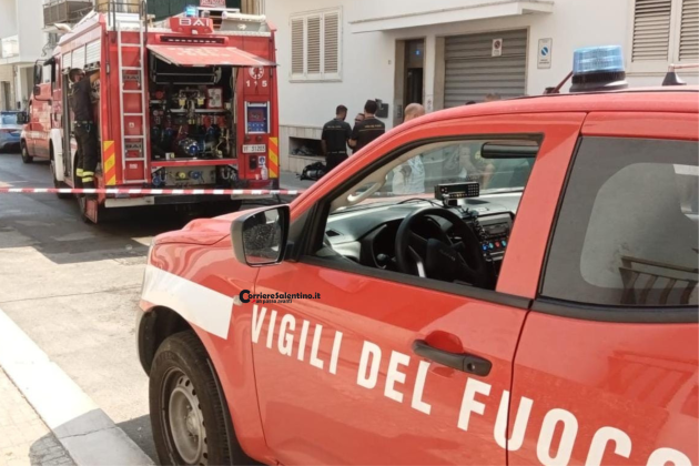 Le fiamme divampano in un appartamento a Lecce. Tempestivo l’intervento dei vigili del fuoco - Corriere Salentino