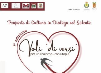 Tutto pronto per la 2ª edizione di “Voli di Versi- Proposte di cultura in dialogo nel Salento”: martedì 3 settembre a Copertino un evento che premia la conoscenza