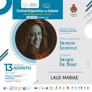 Il tour itinerante del Festival Organistico del Salento prosegue ad Andrano con "Laus Mariae" - Corriere Salentino