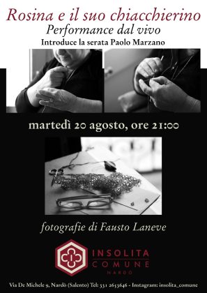 Rosina e il chiacchierino: a Nardò la tradizione incontra il presente con l’antica arte della tessitura del pizzo “chiacchierino”. - Corriere Salentino