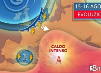 Caldo intenso nella settimana di Ferragosto, afa nelle grandi città e lungo le coste