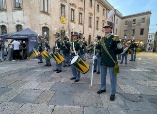 250 anni della Guardia di Finanza, la Fanfara in Piazza Sant’Oronzo