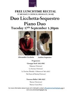 Il Maestro Alessandro Licchetta ed il Maestro Andrea Sequestro a Londra per concerti che inorgogliscono la musica italiana nel mondo - Corriere Salentino