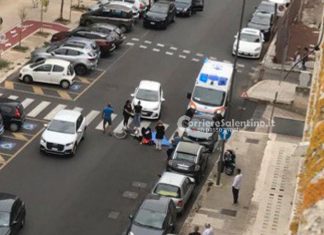 Travolta da un’auto sulle strisce pedonali, corsa in ospedale per una giovane ciclista