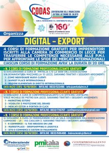 CODAS organizza Digital Export per promuovere la cultura dell’export e del digitale - Corriere Salentino
