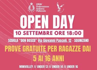 Squinzano Volley a caccia di nuovi talenti: domani open day per il settore giovanile