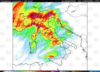 3BMETEO.COM: “Due forti perturbazioni in arrivo soprattutto al Centronord, rischio nubifragi e allagamenti”