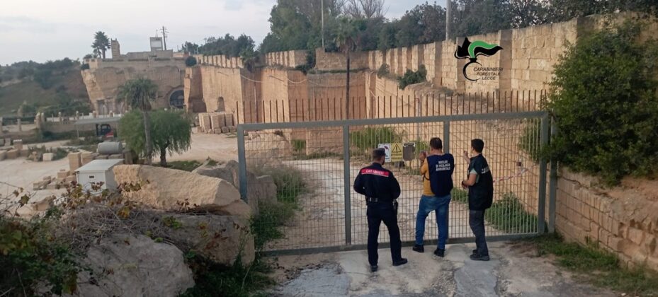 Cava d’estrazione abusiva, scattano denuncia e sequestro a Gallipoli - Corriere Salentino