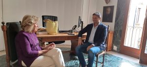 Daniele Lezzi, l'eccellenza salentina di Lecce che lavora sull'A.I. come sentinella contro l'Ictus. Adriana Poli Bortone lo riceve a palazzo Carafa - Corriere Salentino