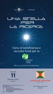 “Una Stella per la Ricerca”: Cena di Beneficenza al Chiostro dei Domenicani per la Fondazione Italiana Linfomi - Corriere Salentino