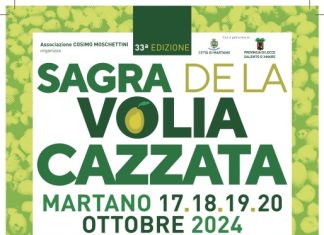 Dal 17 al 20 ottobre a Martano torna la Sagra de la Volìa Cazzata