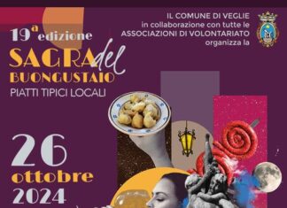 Il 26 ottobre la XIX edizione della Sagra del Buongustaio a Veglie