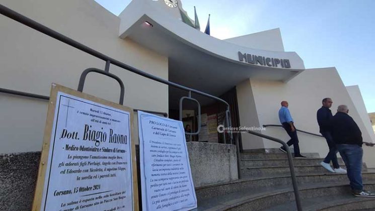 Lutto a Corsano: muore il sindaco Biagio Raona - Corriere Salentino