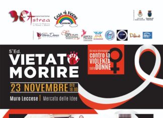 Ritorna “Vietato Morire”, il cielo di Muro Leccese e Scorrano si tinge di rosso: mantenere vivo il ricordo di donne e bambini vittime di violenza