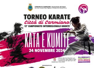 “Torneo di Karate – Città di Carmiano”. 12° Campionato Interregionale di Karate: Sport e Solidarietà
