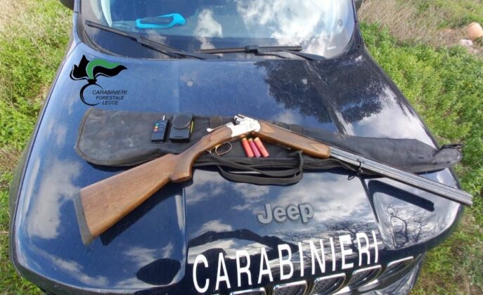 Artemis 2, lotta al bracconaggio nel Salento: sette cacciatori nei guai. Sequestrati fucili, richiami e munizioni - Corriere Salentino