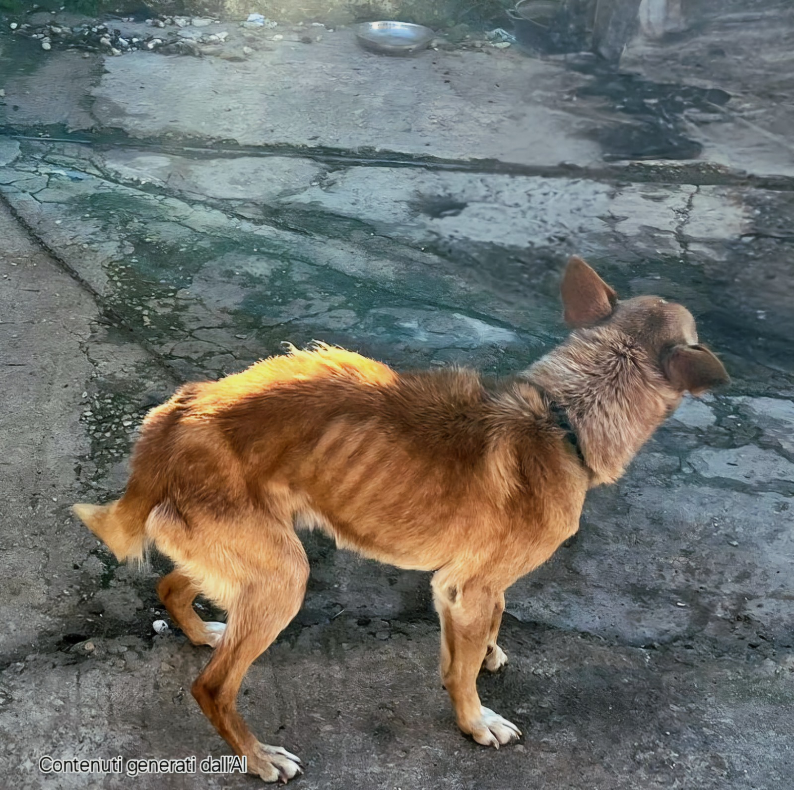 Orrore a Galatone: cane legato a una catena e ridotto a pelle e ossa. Denuncia e sanzione per il proprietario - Corriere Salentino