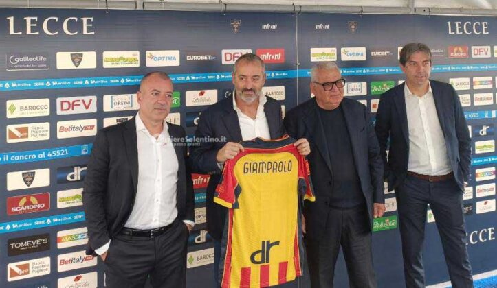 Mister Giampaolo presentato alla stampa: “squadra costruita con una definizione precisa, per cambiare vedremo in seguito” - Corriere Salentino