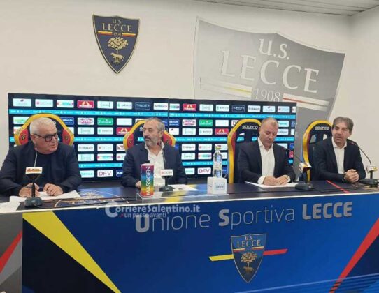 Mister Giampaolo presentato alla stampa: “squadra costruita con una definizione precisa, per cambiare vedremo in seguito” - Corriere Salentino