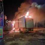 Festa di San Quintino senza pace: dopo il furto di merce, l’incendio di un camion delle giostre - Corriere Salentino