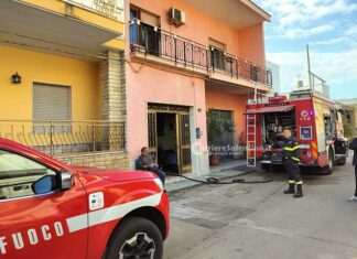 Divampa rogo in casa, coppia di anziani messa in salvo dai vigili del fuoco. Le fiamme partite da un condizionatore
