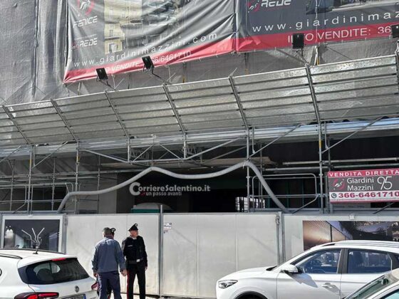 Ancora un dramma sul lavoro: cade da un’impalcatura nel pieno centro di Lecce, nulla da fare per un imprenditore - Corriere Salentino