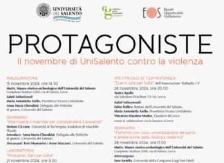 “Protagoniste: il novembre dell’Uni Salento contro la violenza sulle donne”