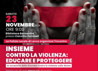 Giornata Internazionale Contro la Violenza sulle Donne: incontro pubblico della Polizia Locale “Insieme contro la violenza: educare e proteggere”