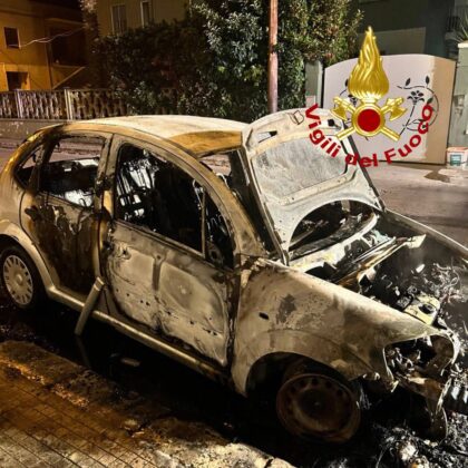 Altra notte di fuoco nel Salento, alle fiamme due vetture tra Squinzano e Gallipoli - Corriere Salentino