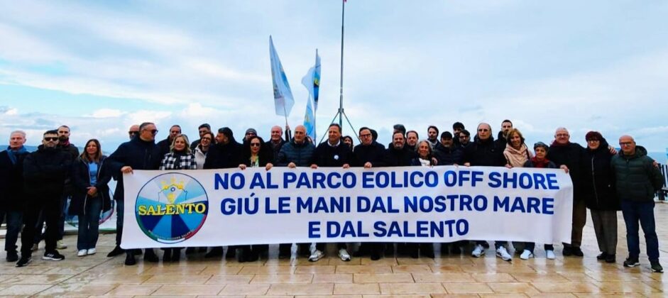 No al parco eolico offshore Otranto-Leuca. Pagliaro: "A Castro il grido del Salento, per difendere bellezza e identità" - Corriere Salentino