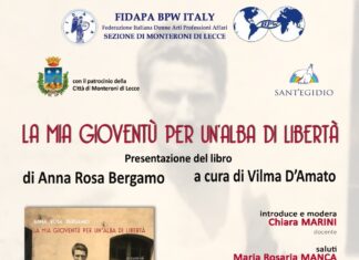 Giornata della Memoria: A Monteroni la presentazione del libro “La mia gioventù per un’alba di libertà”