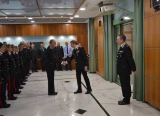 Il Generale di Corpo d’Armata Fabrizio Parrulli, nuovo Comandante delle Unità Forestali, Ambientali e Agroalimentari dei Carabinieri, visita i Reparti Carabinieri dipendenti in Puglia