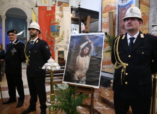San Sebastiano: Grande partecipazione a Specchia dell’Unione dei Comuni Terra di Leuca e del Comune di Presicce – Acquarica per la celebrazione del Patrono della Polizia Locale