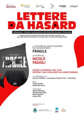 Contrasto alla ludopatia: a Ruffano la storia di Nicolò Fagioli - Corriere Salentino