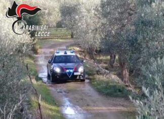 Da Bari in Salento per compiere un furto, ma il proprietario li sorprende e li manda via a colpi di ombrello