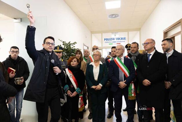 Campi Salentina, inaugurata la nuova sede dell'Unione dei Comuni e della Polizia Locale - Corriere Salentino
