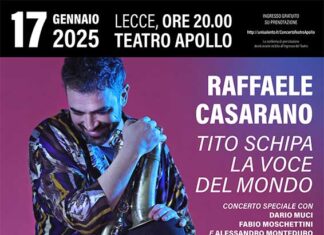 Il jazz di Raffaele Casarano celebra Tito Schipa al Teatro Apollo