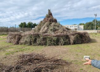 Tutto pronto per la Fòcara di Tuglie