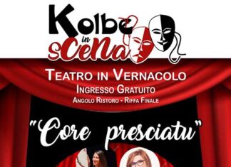 “Kolbe in Scena” con la compagnia La Cummenda sabato 18 gennaio