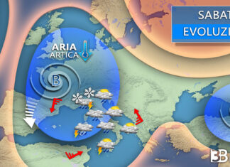 3BMETEO.COM: “Maltempo in arrivo nel weekend con neve anche a bassa quota”