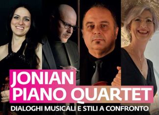 Concerti con Aperitivo, domenica 16 marzo Jonian Piano Quartet al Teatro Paisiello