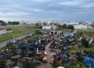 Scoperto un deposito di rifiuti speciali grazie all’uso di un drone: denunciato il proprietario