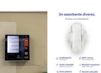 Installati dispenser di assorbenti gratuiti e sostenibili nell’Università del Salento