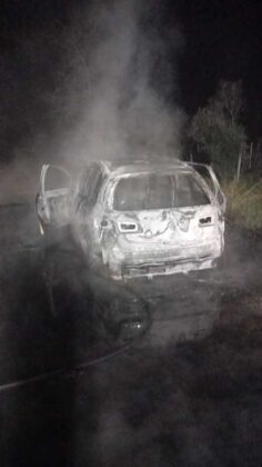 Rapine nel basso Salento, ritrovata bruciata l’auto utilizzata dai malviventi - Corriere Salentino
