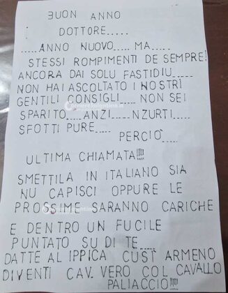 Tre cartucce e minacce, nuova intimidazione contro un imprenditore: “A qualcuno dà fastidio il mio impegno contro la Xylella” - Corriere Salentino